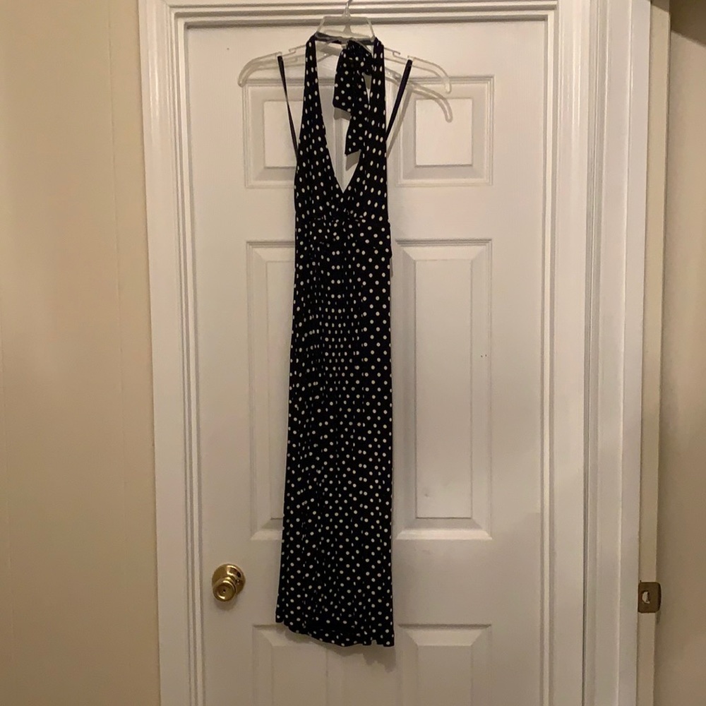 Super cute polka dot dress from BCBG Maxazria. Perfect for Spring/Summer.